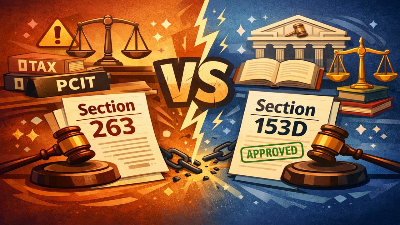 ITAT Quashes PCIT’s Revision: Section 263 Cannot Override Valid 153D Approval in Search Assessments