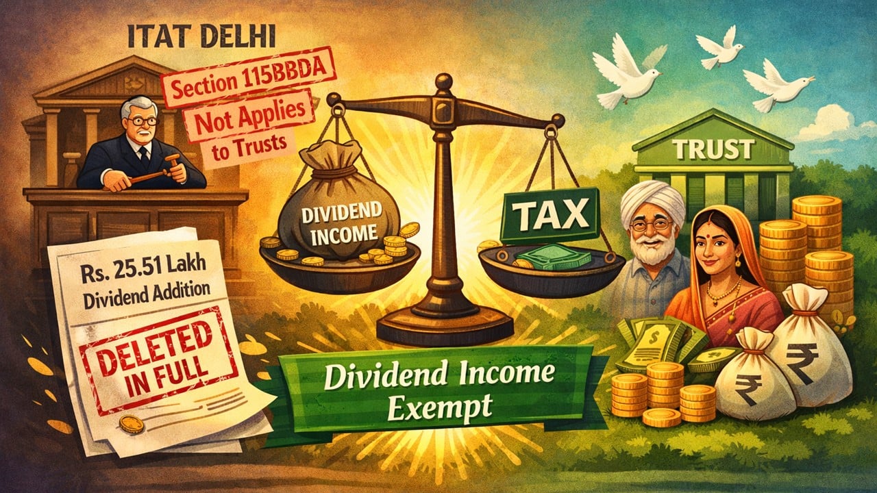 Section 115BBDA Not Applicable to Trust’s Dividend Income: ITAT Rules