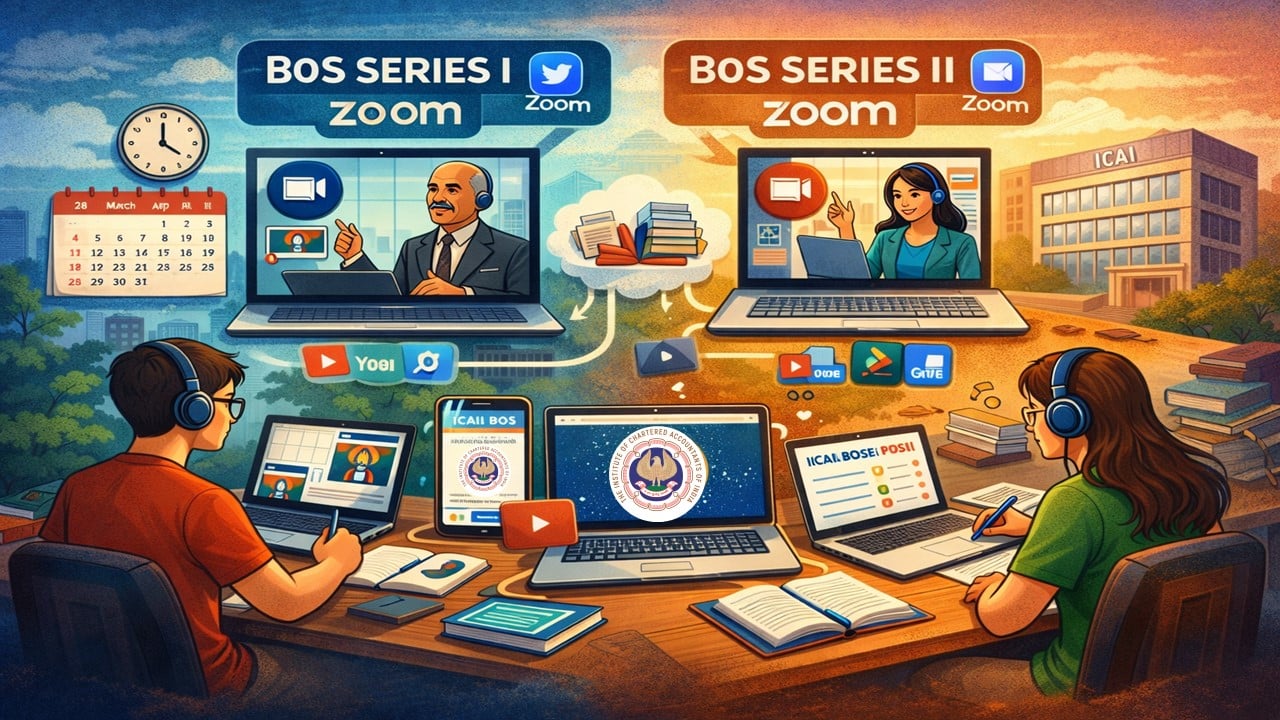 CA Intermediate May 2026: ICAI Introduces BoS Series I and II Online Classes