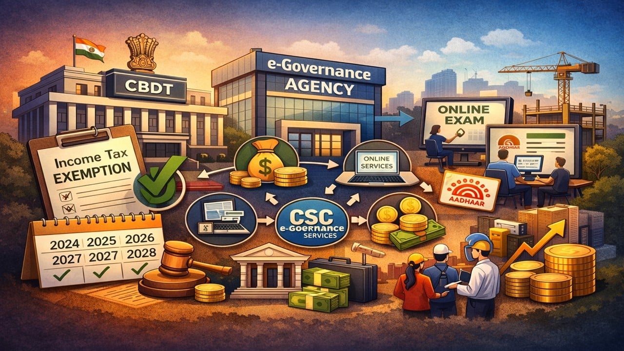 CBDT Notifies Income Tax Exemption for Tamil Nadu e-Governance Agency under Section 10(46)