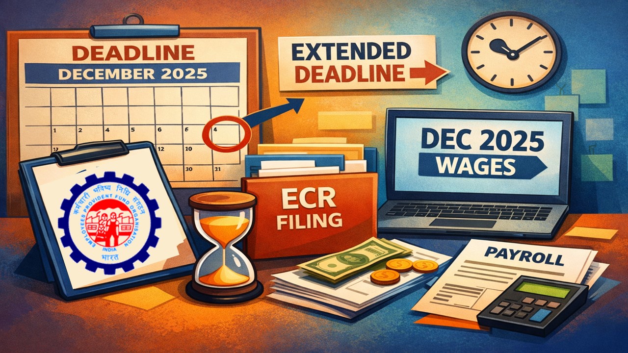 EPFO Extends Deadline for Filing ECR for December 2025 Wage Month