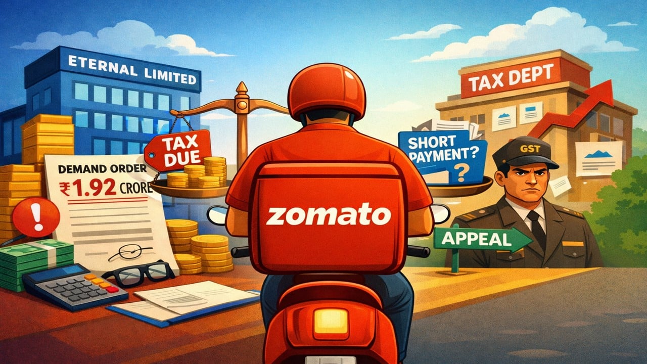 Eternal Limited Faces GST Demand Order of Rs 1.92 Crore, Plans to Appeal