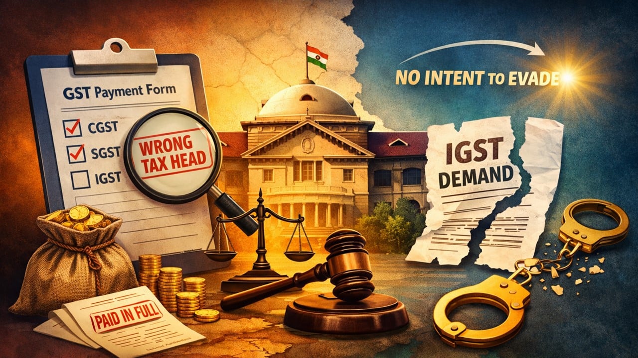 HC Quashes Demand Order in Case Where IGST Liability Was Discharged Under CGST And SGST Heads