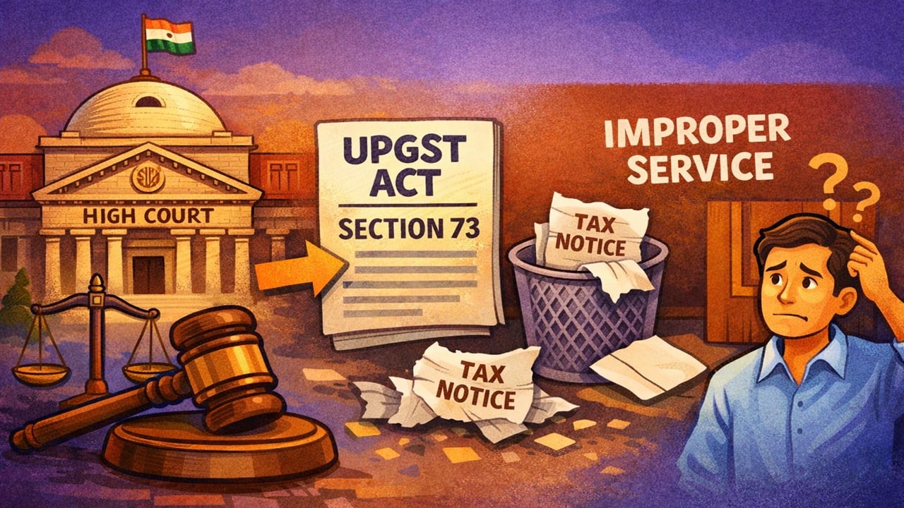 High Court Quashes Order Under Section 73 of UPGST Act for Lack of Proper Service