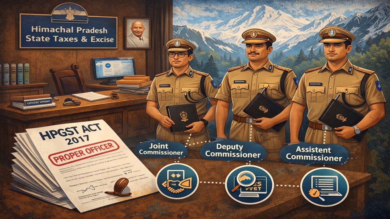 Himachal Pradesh Govt Notifies GST Officers as ‘Proper Officers’ Under HP GST Act, 2017