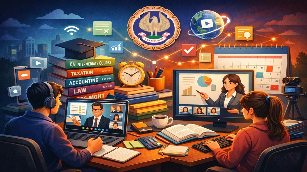 ICAI Announces Commencement of Live Virtual Classes for CA Intermediate Students