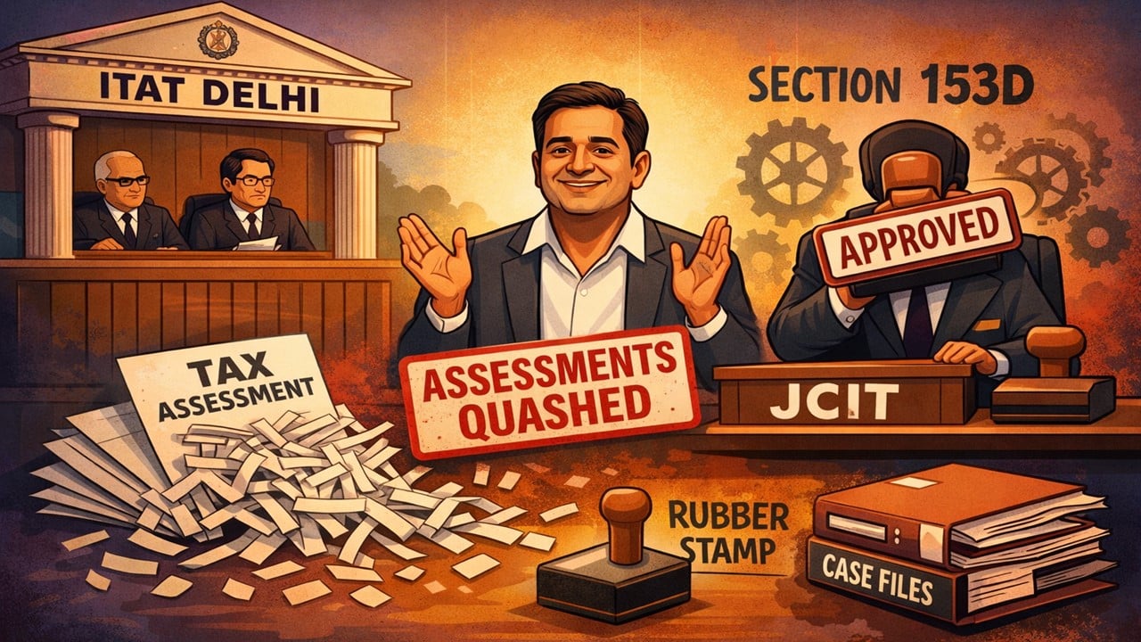 ITAT Delhi Quashes Assessments Due to JCIT’s Mechanical Approval Under Section 153D