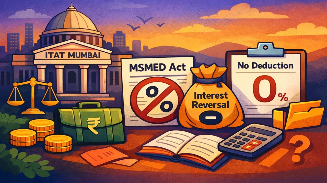 ITAT Mumbai: MSMED Interest Reversal Cannot Be Added If No Deduction Was Claimed