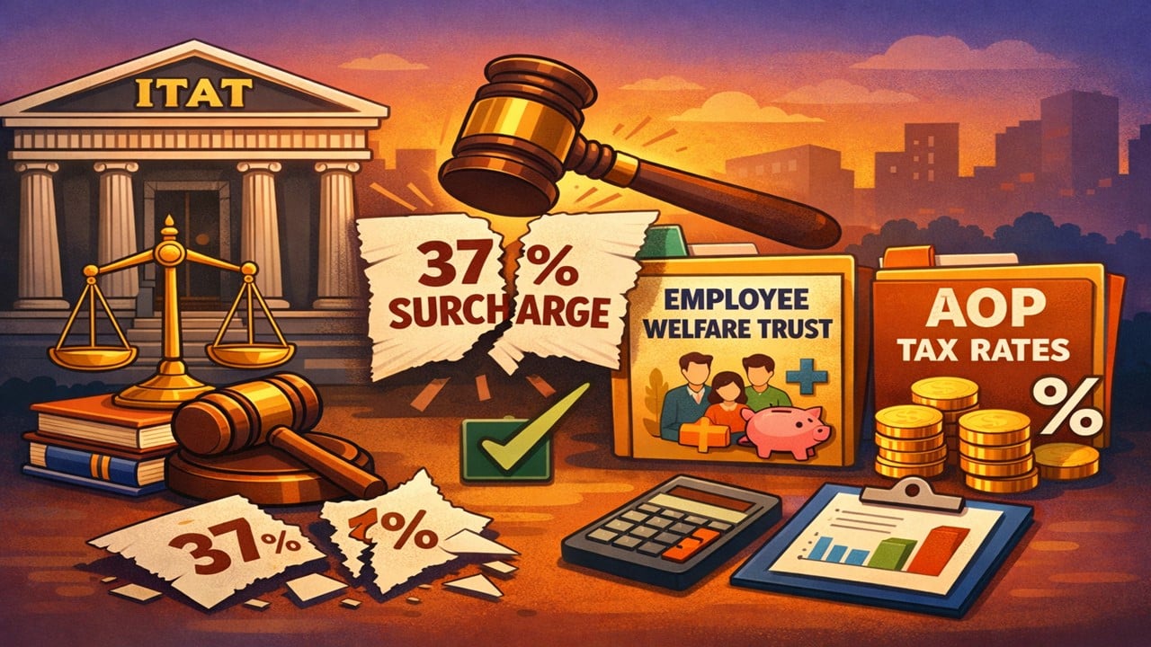ITAT Quashes 37% Surcharge on Employee Welfare Trust; Normal AOP Rates to Apply