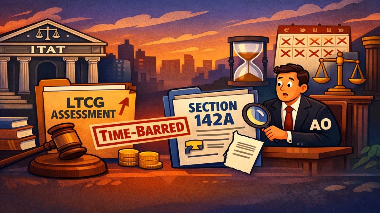 ITAT Quashes LTCG Assessment as Time-Barred Where AO Invoked Section 142A Improperly