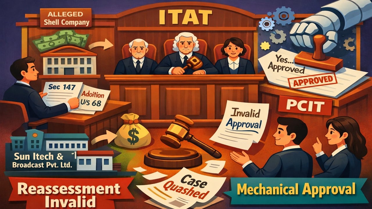 ITAT Quashes Reassessment Due to PCIT’s Mechanical Approval