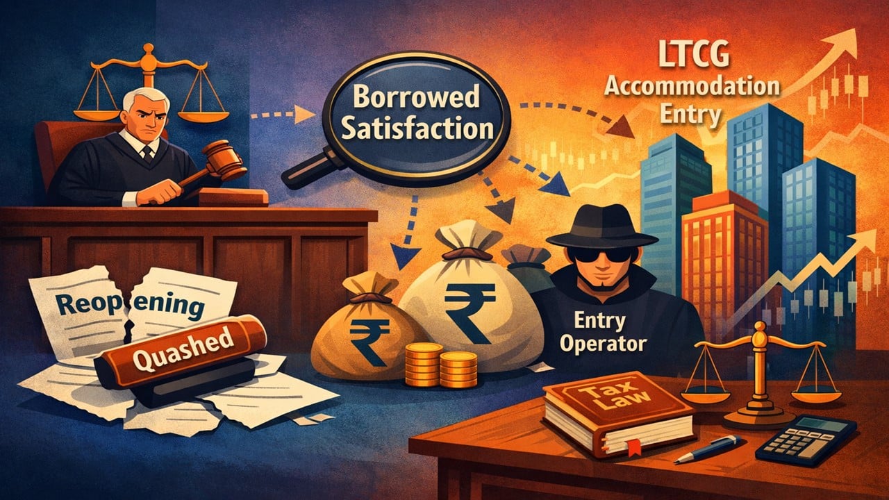 ITAT Quashes Reopening Based on “Borrowed Satisfaction” in LTCG Accommodation Entry Case