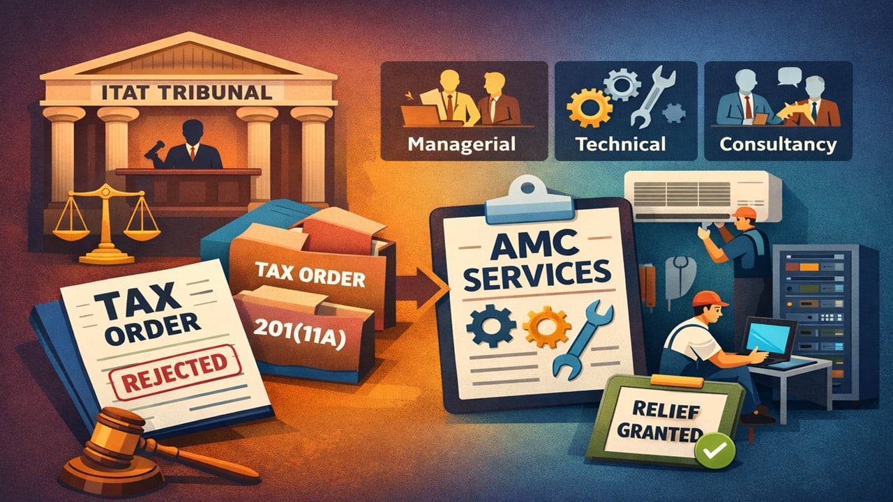 Big TDS Relief: ITAT Says AMC Is Not Fee for Technical Services Under Section 9(1)