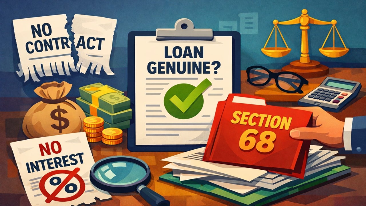 Big Section 68 Relief: ITAT Says Written Loan Agreement or Interest Not Essential to Prove Loan Genuineness
