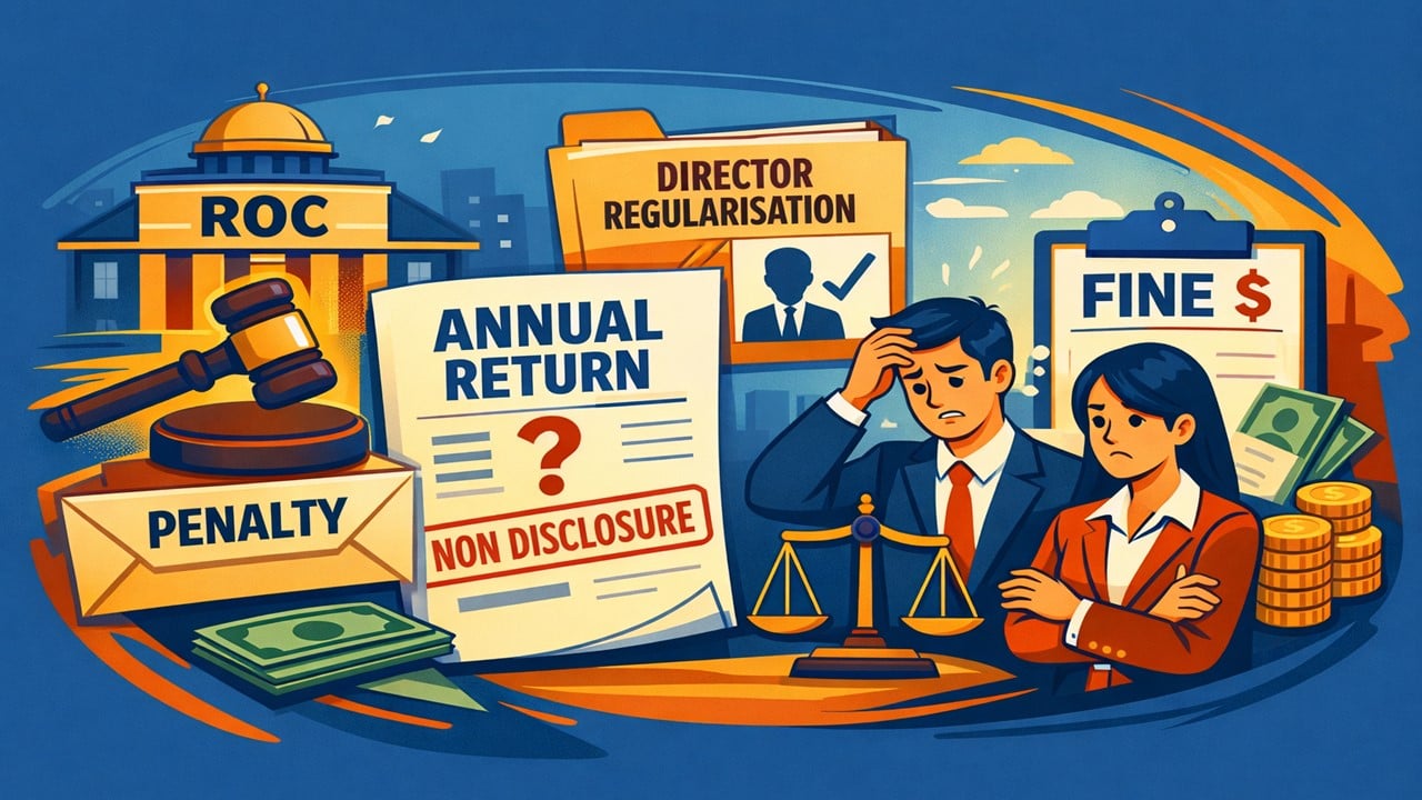 ROC Imposes Penalty on Company for Not Disclosing Director Regularisation in Annual Return