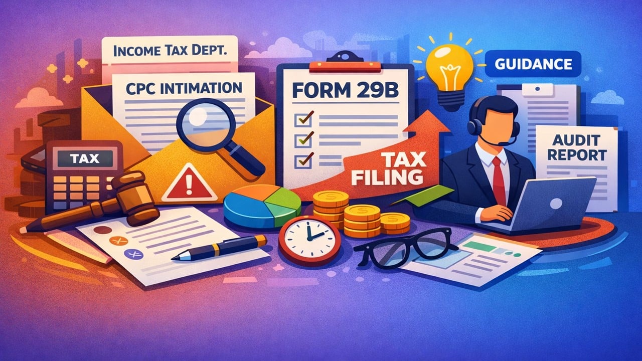 Received CPC Intimation Asking to File Form 29B? Here is What to Do
