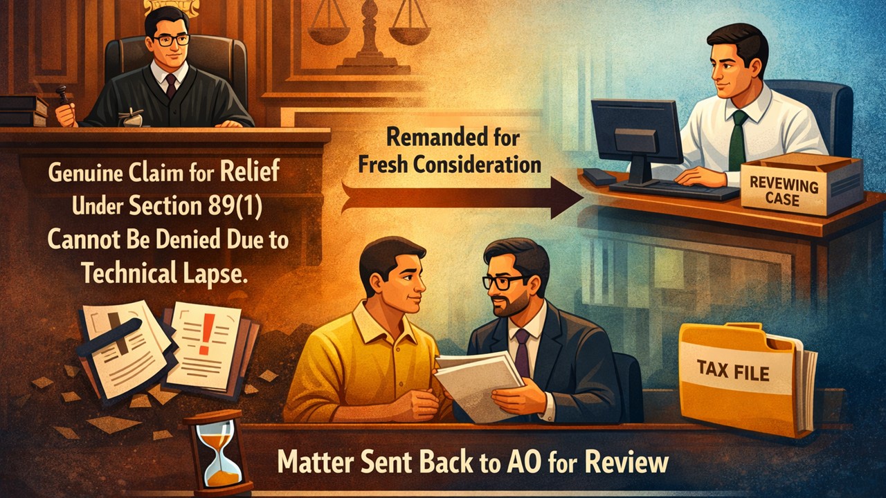 Form 10E Filed, Yet Relief Denied: Section 89(1) Relief Denial Case on Technical Ground Remanded to AO