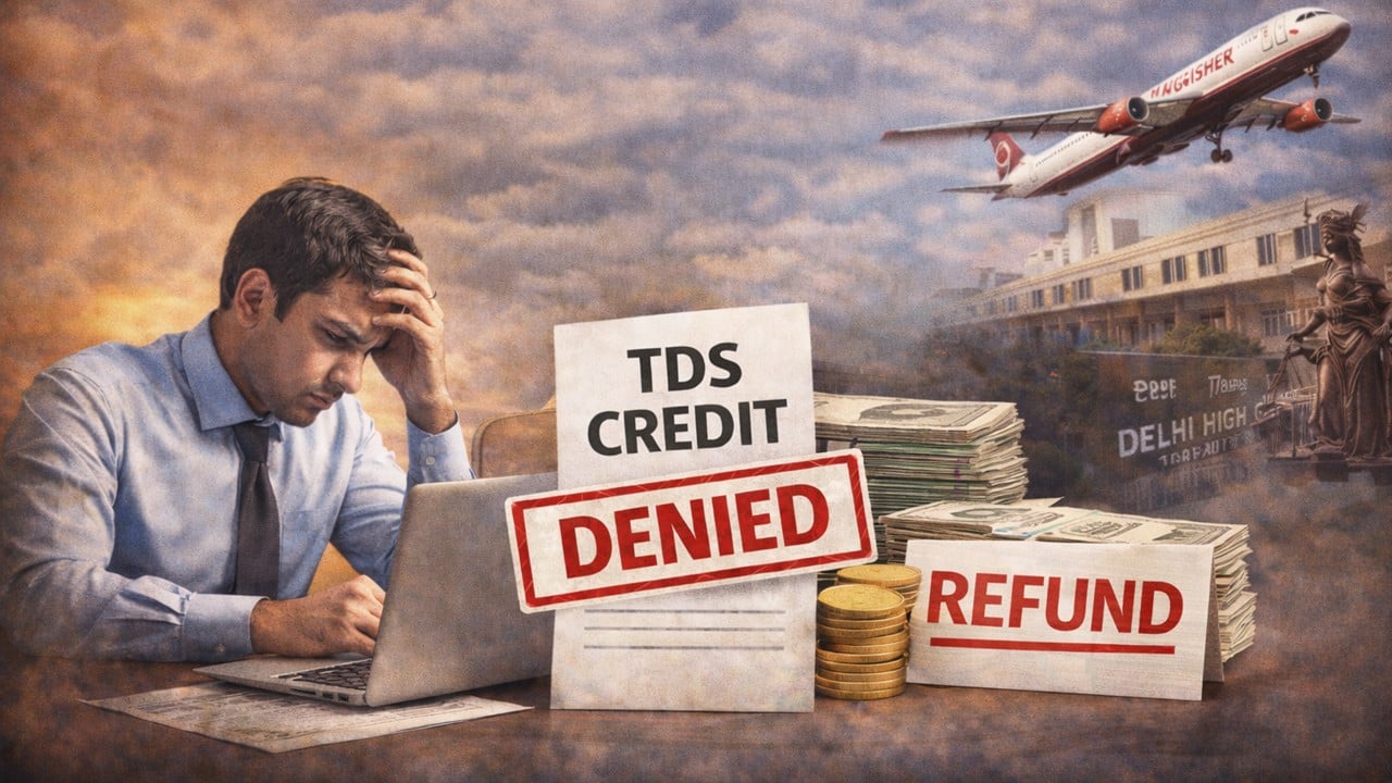 Delhi HC Orders Refund Where Employee Denied TDS Credit for Kingfisher’s Default