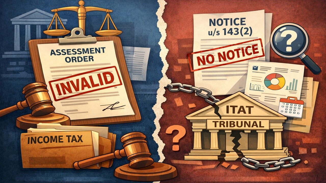 Assessment Framed Without Issuance of Notice Under Section 143(2) is Invalid: ITAT