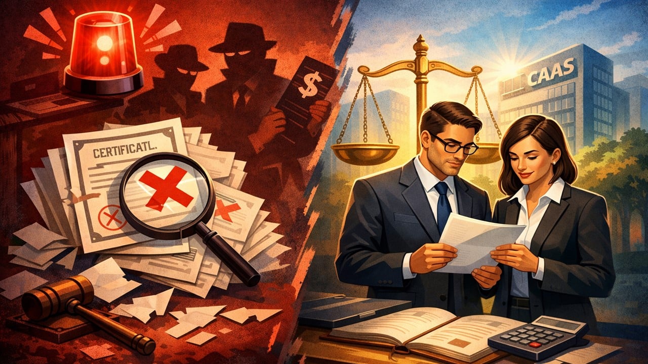 CAAS Raises Alarm Over Non-Compliant CA Certificates to Safeguard Ethical Chartered Accountants