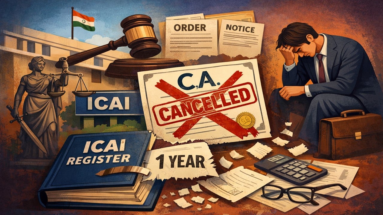 Delhi High Court Orders Removal of CA from ICAI Register for One Year