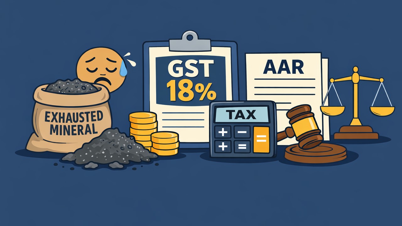 Exhausted Activated Mineral Product Taxable at 18% GST, Holds AAR