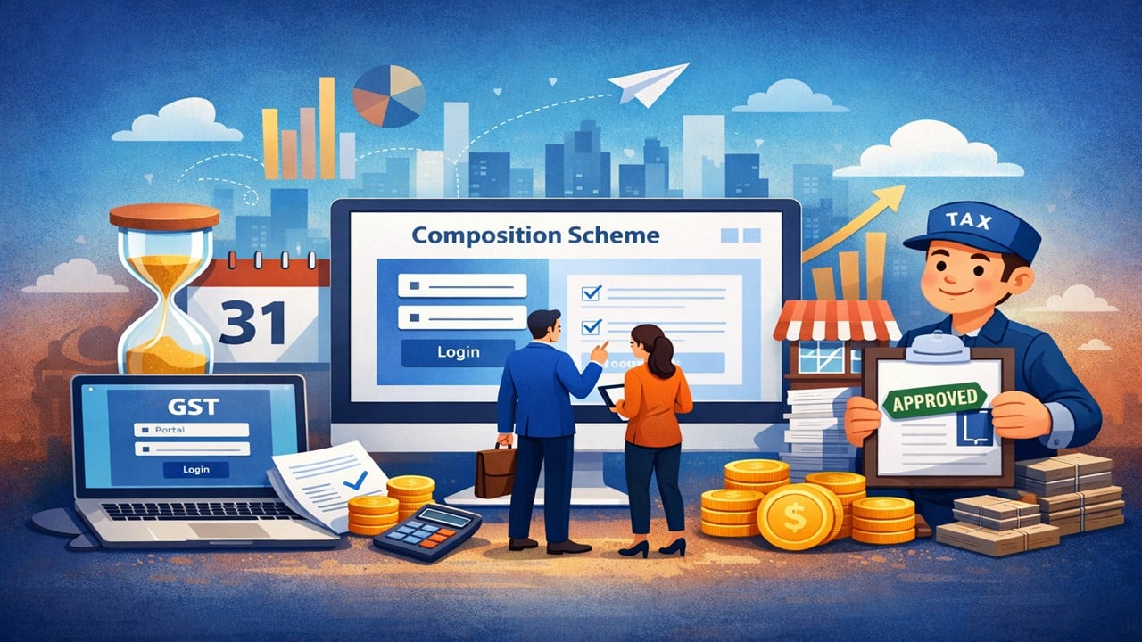 GST Composition Scheme 2026-27: Online Application Process Now Open