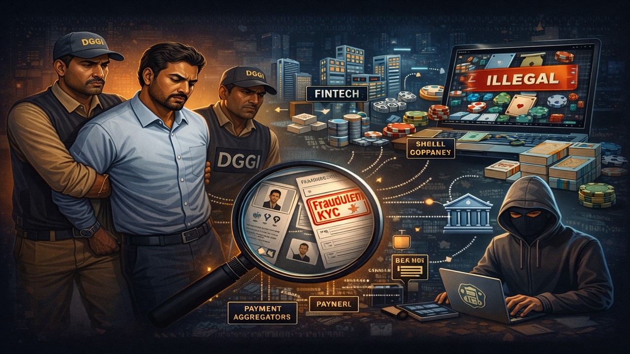 GST Intelligence Unearths Rs. 13,000 Crore Illegal Gaming Network; KYC Firm Director Arrested