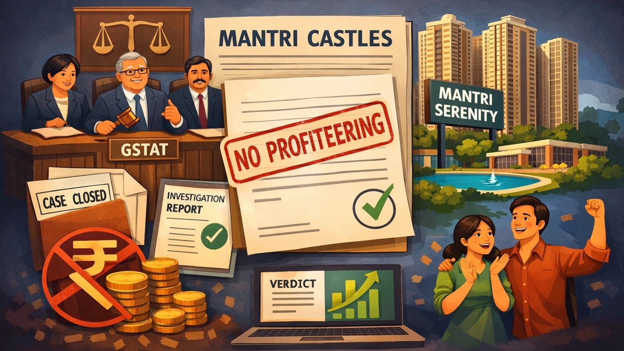 GSTAT Dismisses Profiteering Allegation Against Mantri Castles in “Mantri Serenity” Project