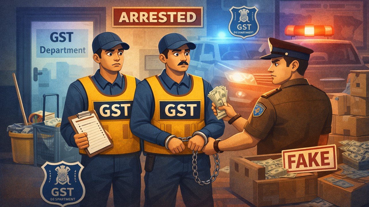 Housekeeping Staff Posing as GST Officials Arrested for Conducting Fake Raid 