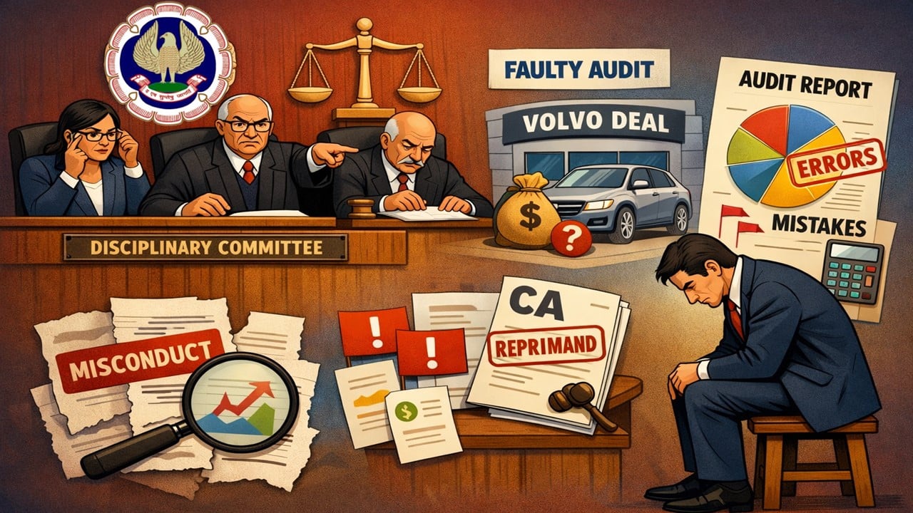 ICAI Disciplinary Committee Reprimands CA Over Faulty Audit of Volvo Car Transaction