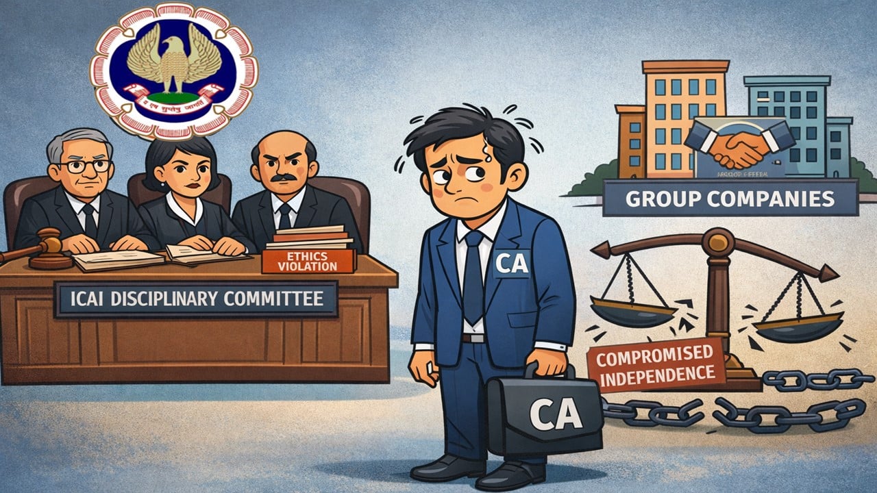 ICAI Disciplinary Committee Reprimands CA for Compromised Independence in Group Companies