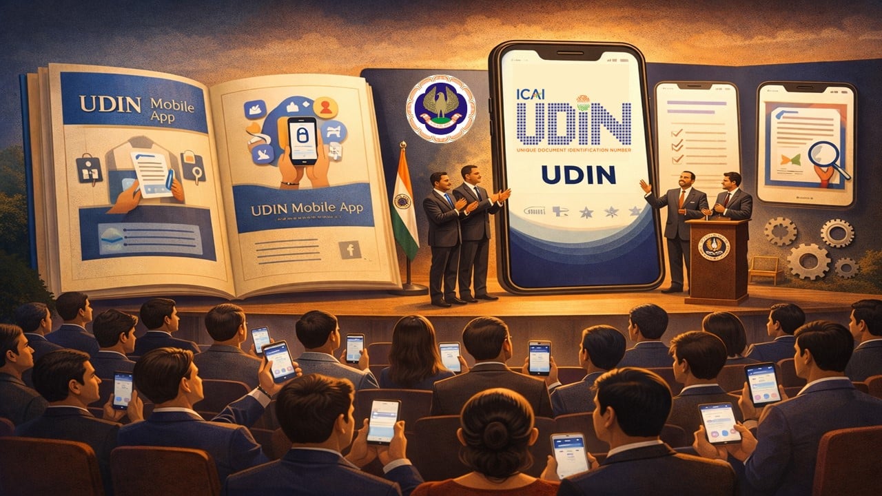 ICAI Launches UDIN Mobile Application and Comprehensive User Manual