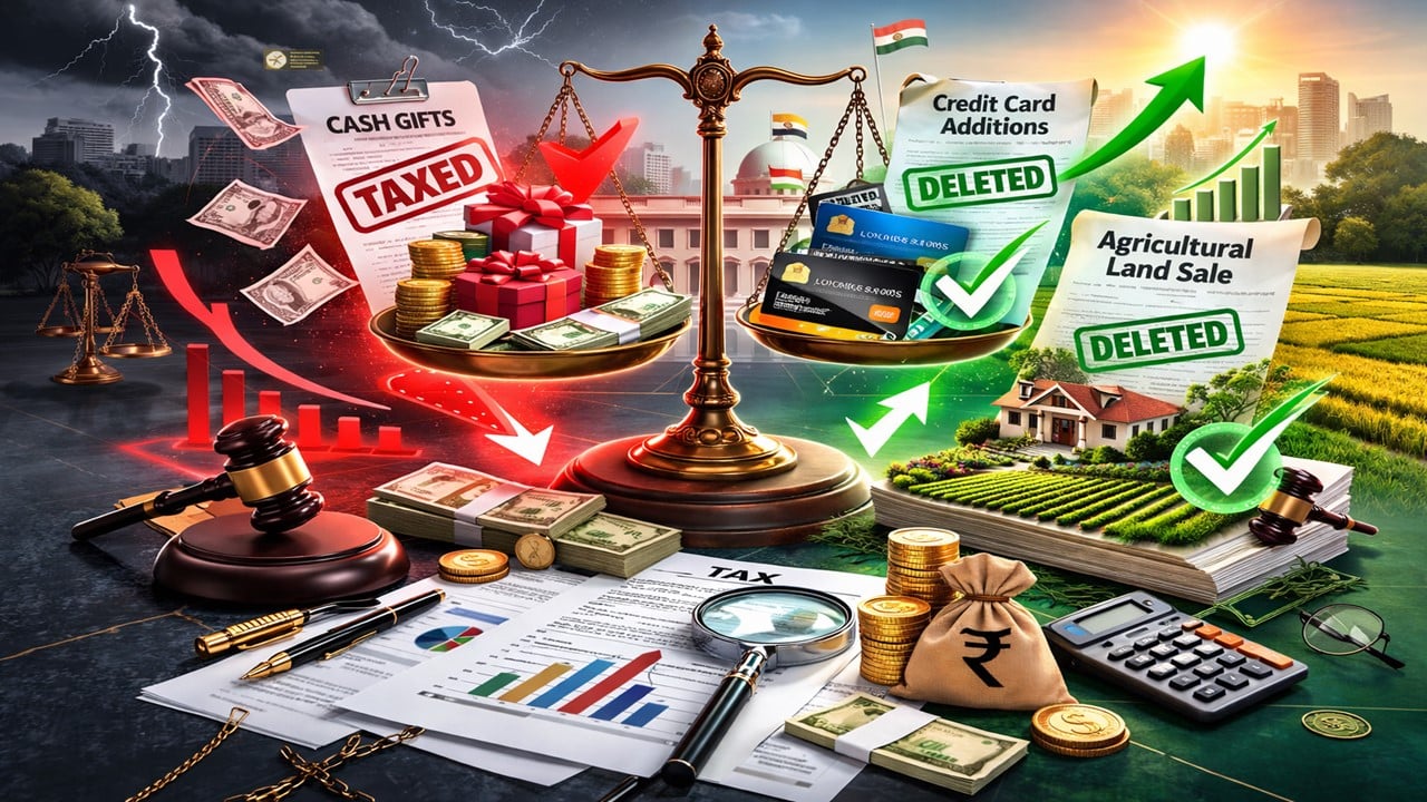 ITAT Partially Upholds Cash Gift Additions, Deletes Credit Card and Agricultural Land Sale Additions