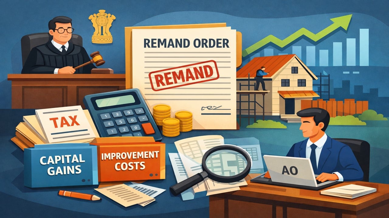ITAT Remands Capital Gains Case to AO for Fresh Verification of Improvement Costs