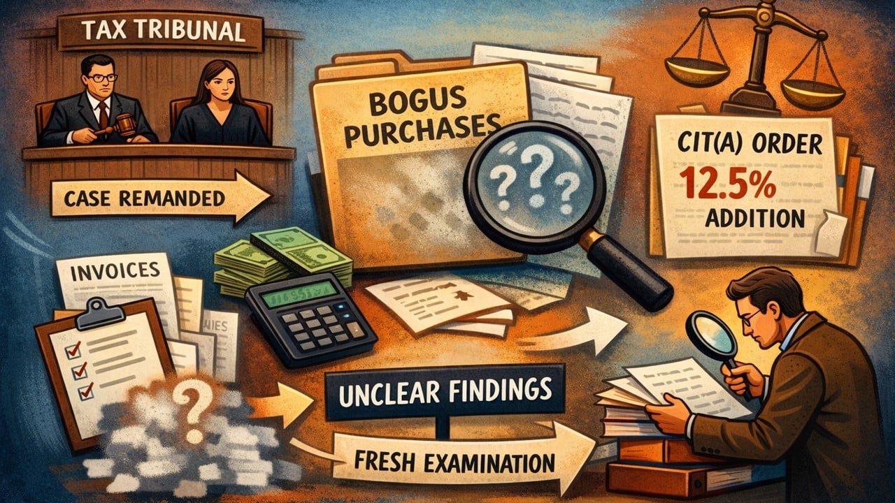 ITAT Sets Aside Order Restricting Addition to 12.5% on Alleged Hawala Purchases; Remands Matter for Re-Verification