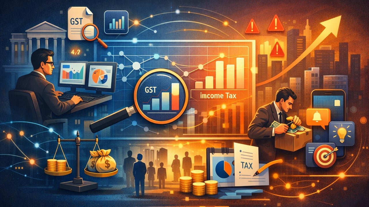 IT Dept May Soon Use GST System Data to Issue Income Tax Notices