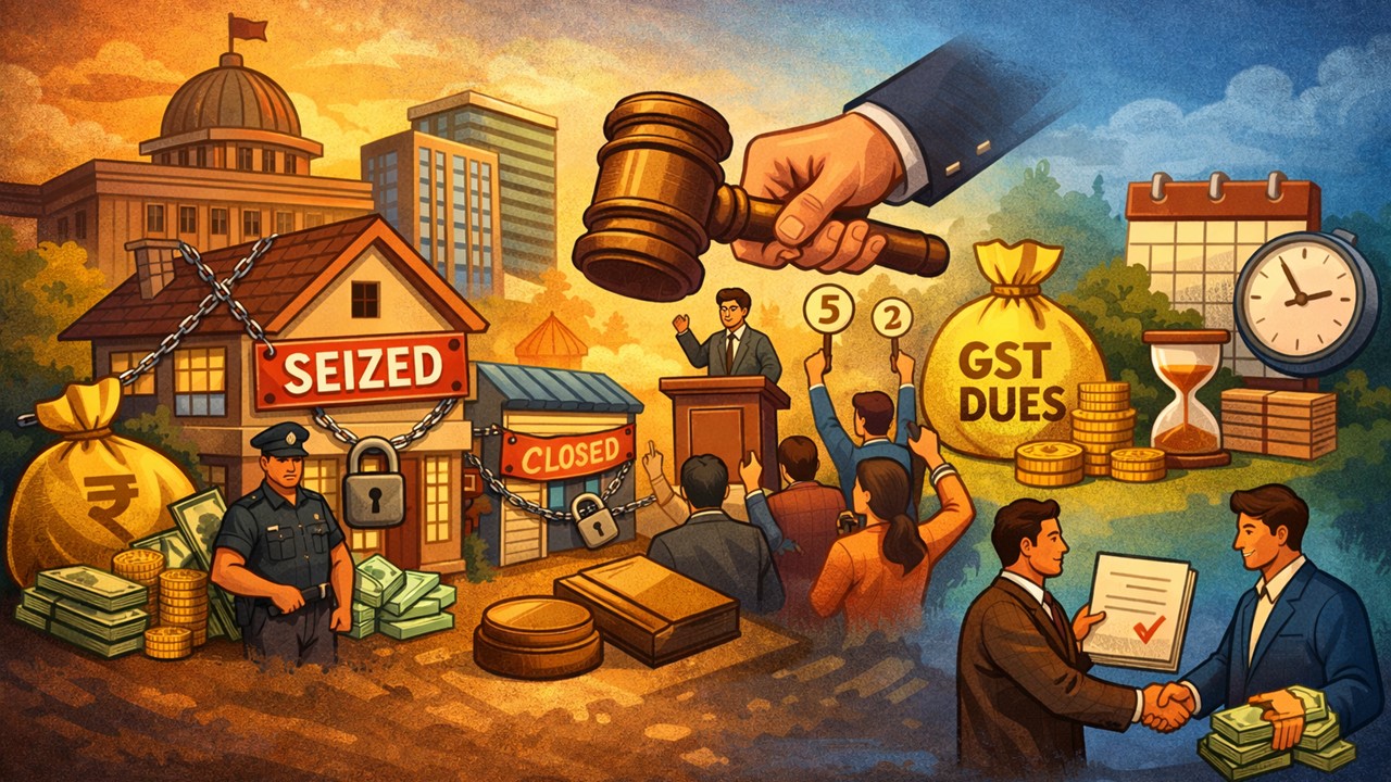 Punjab Govt Attaches 136 Properties Worth Rs. 91 Crore; Strict Action Against GST Defaulters