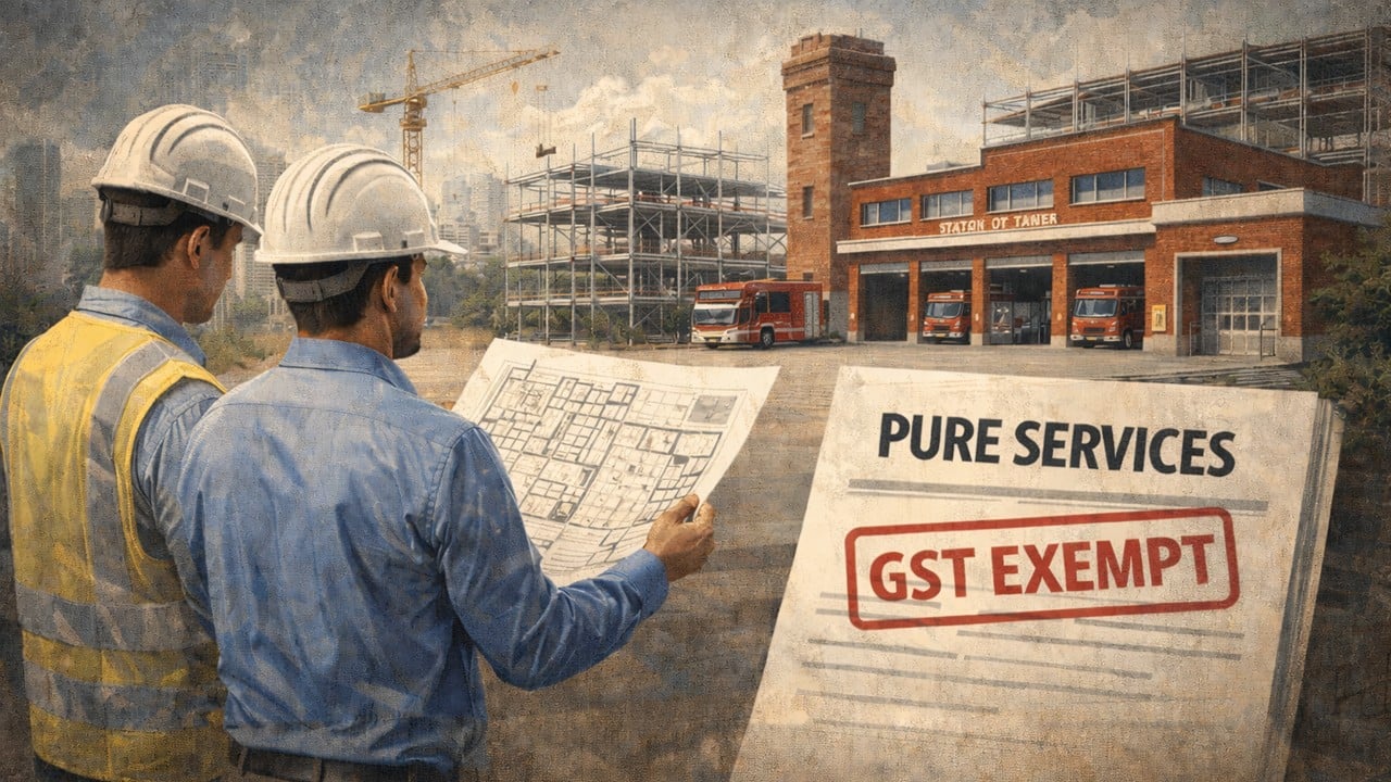 Architect & PMC Services for Fire Station Project Held Exempt as “Pure Services” Under GST