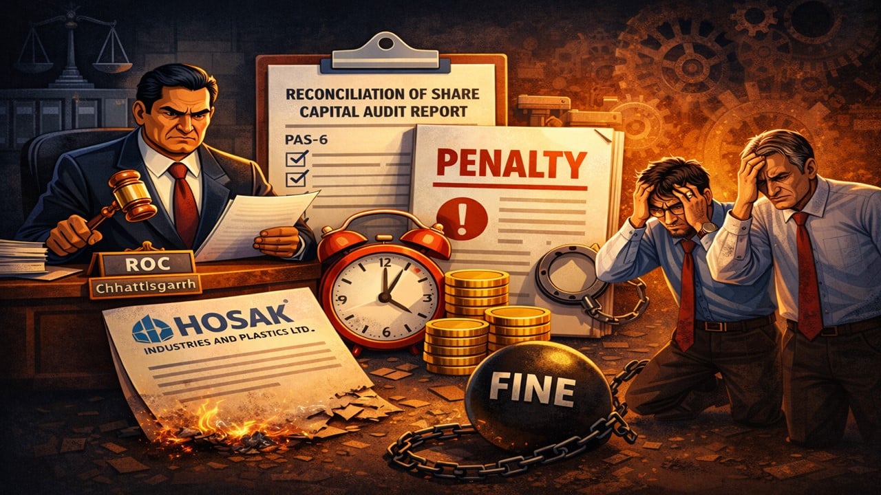 ROC Action: Penalty Imposed on Company and Officers for Delayed PAS-6 Filing