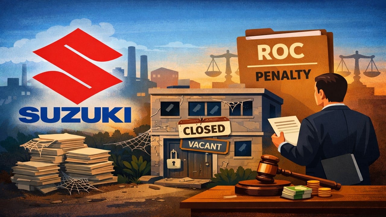 Company Faces ROC Penalty for Non-Maintenance of Registered Office