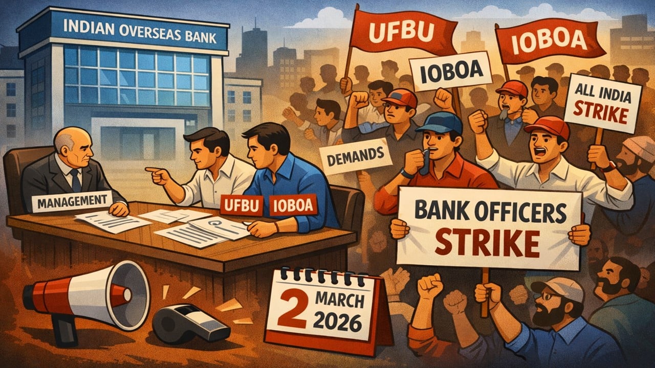 United Forum of Bank Unions Supports Indian Overseas Bank’s Officers’ Strike