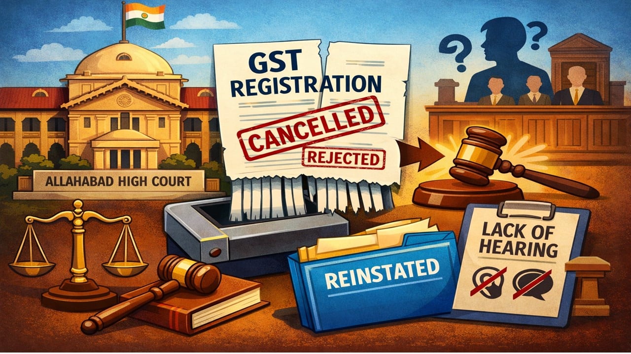 Allahabad High Court Quashes GST Registration Cancellation for Lack of Hearing