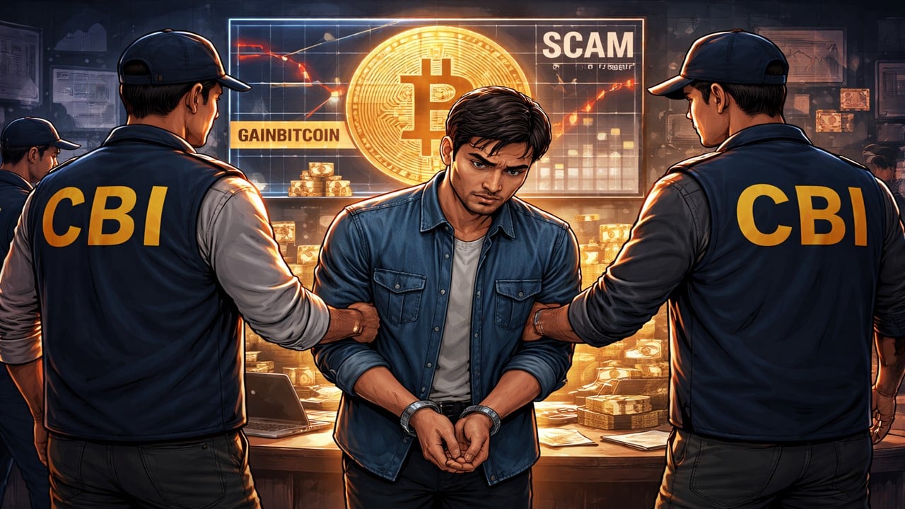 CBI Arrests Co-Founder of Darwin Labs for Role in Rs 20,000 Crore GainBitcoin Scam