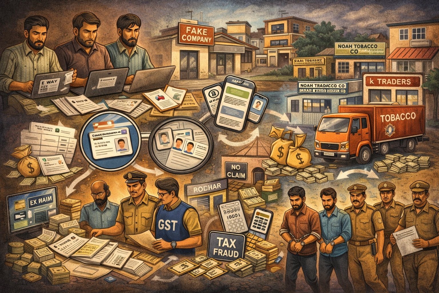 Big GST Scam Exposed In Unnao, Fake Companies Used to Cheat Government