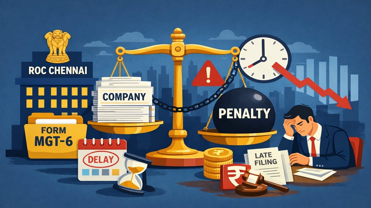 Chennai ROC Imposes Penalty on Company for Delay in Filing Form MGT-6