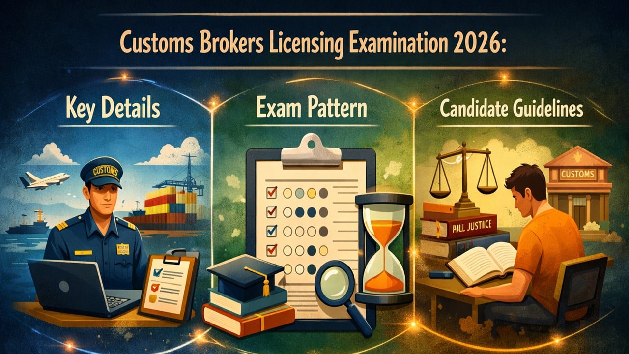Customs Brokers Licensing Examination 2026: Key Details, Exam Pattern and Candidate Guidelines