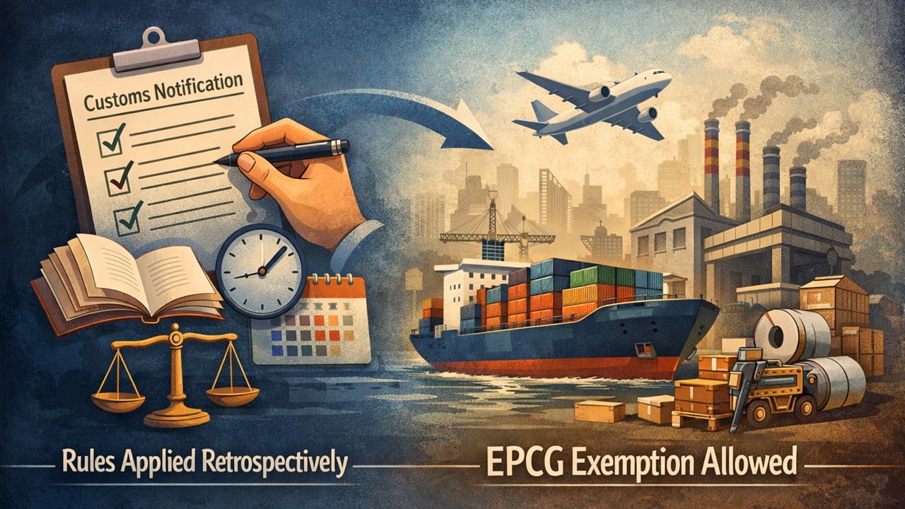EPCG Benefit Allowed: “Premises” Amendment Held Retrospective by HC
