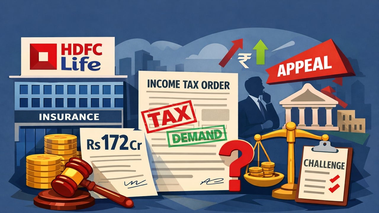 HDFC Life Receives Rs 172 Crore Income Tax Order; Plans to Challenge in Appeal