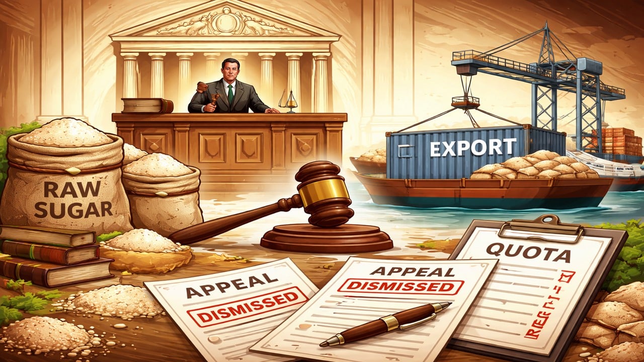High Court Dismisses Appeals in Raw Sugar Export Quota Dispute